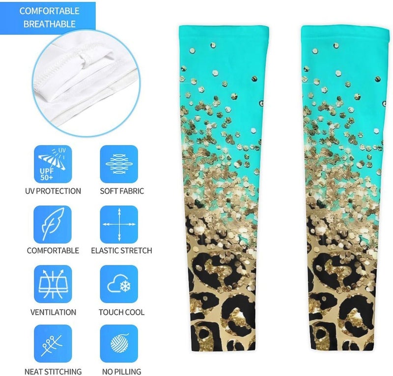 QiErDesign Marble Sports Compression Arm Sleeves for Men & Women - Youth Arm Sleeve Baseball Volleyball Sleeves & Basketball Sleeve - Image 4